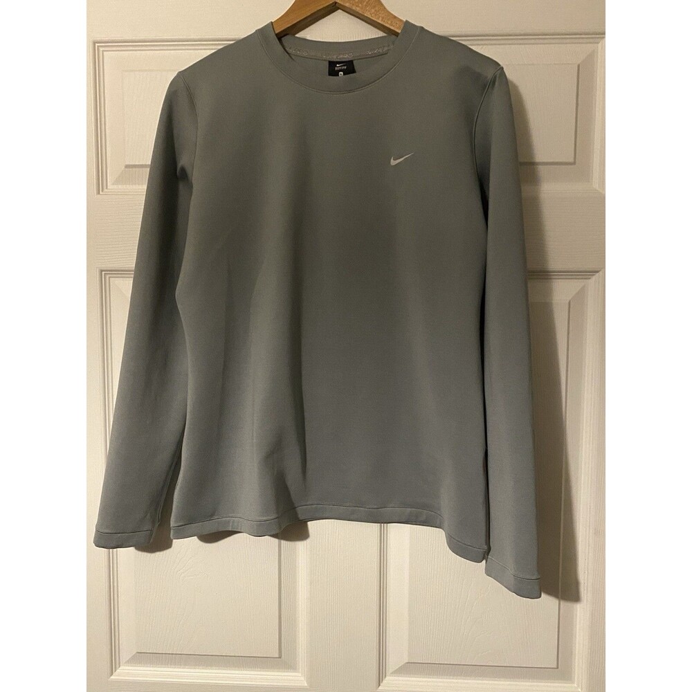Nike Pro Dri-Fit light gray long sleeve top size XL NWOT
